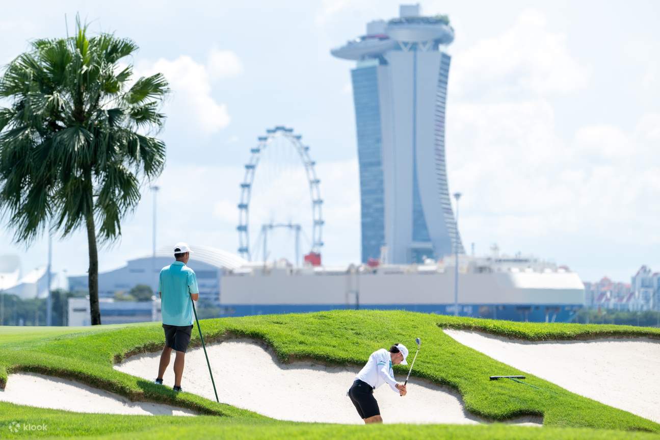 Outdoor golf simulator event Singapore